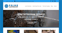 Desktop Screenshot of primeleakdetection.com